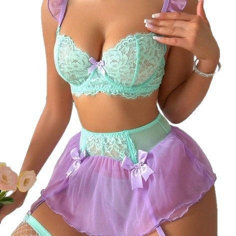 Vrouwen sexy kant erotische se - Lace Bralette Set recensie en prijs