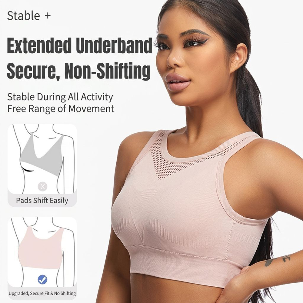Naadloze sportbeha voor dames, - T Shirt Bra Seamless recensie en prijs